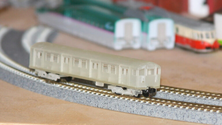 3D printed model of Berlin S Bahn