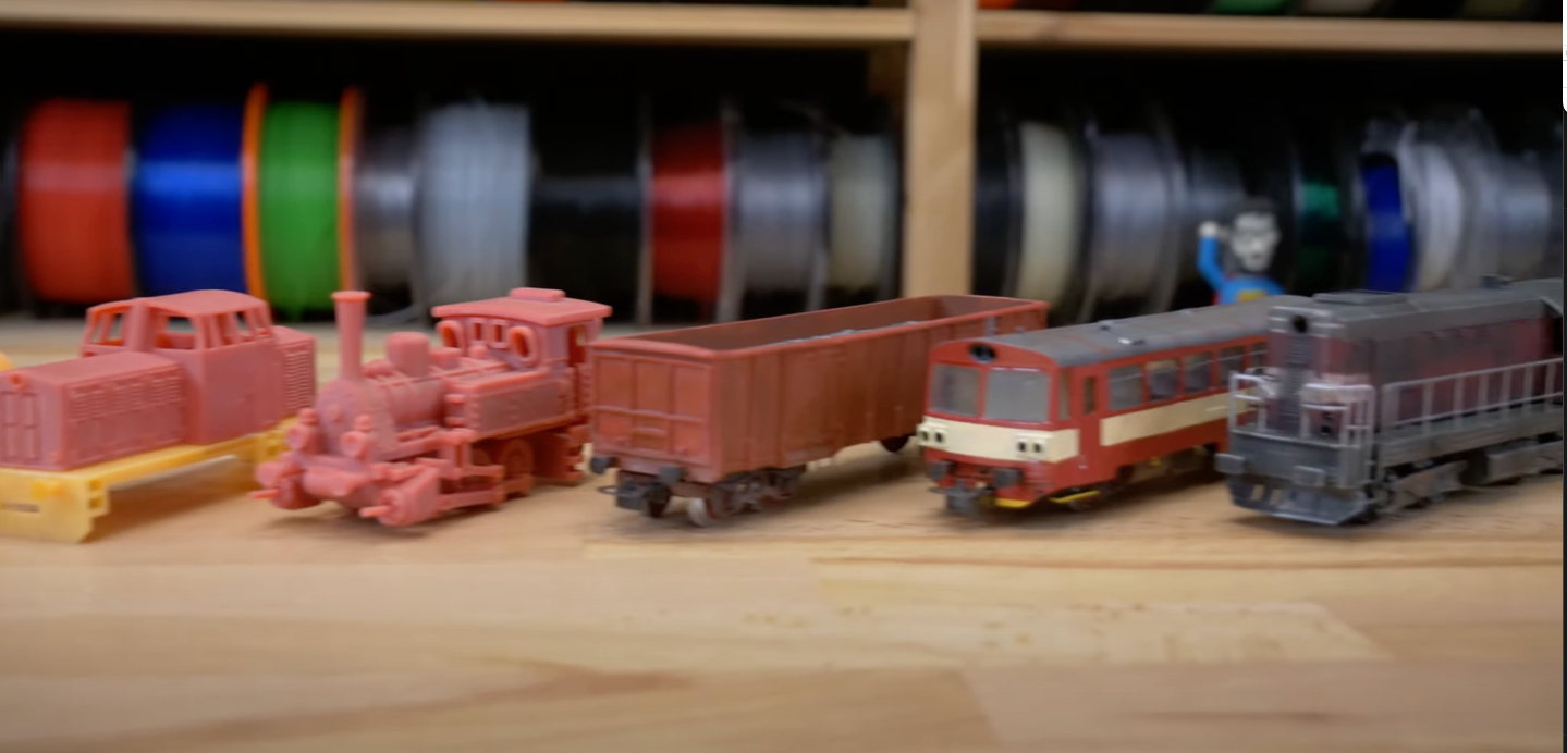 3d printed train cars