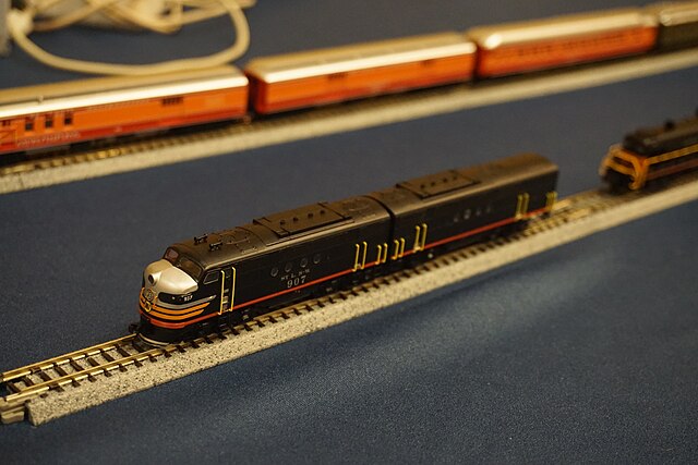 n scale train